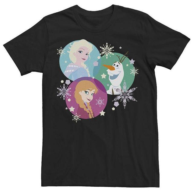 Disneys Frozen Elsa Ana Olaf Mens Color Spheres Tee Product Image