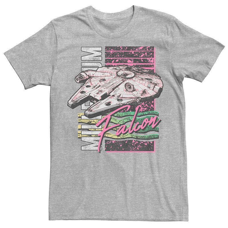 Mens Star Wars Neon Vintage Millennium Falcon Tee Product Image