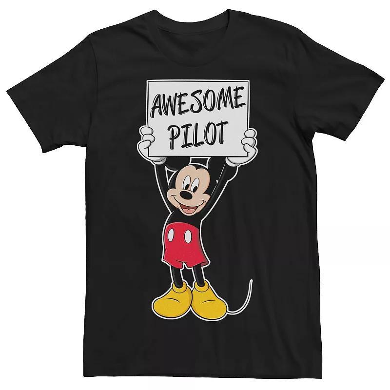 Mens Disney Mickey Mouse Awesome Pilot Tee Product Image