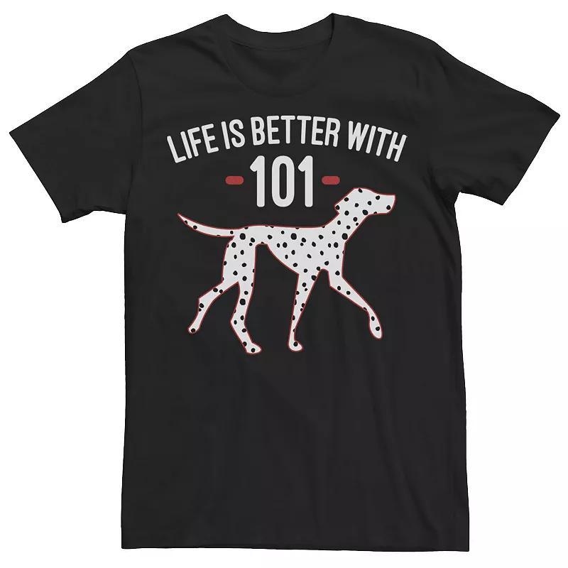 Disneys 101 Dalmatians Mens Life Is Better With Dogs Tee Product Image