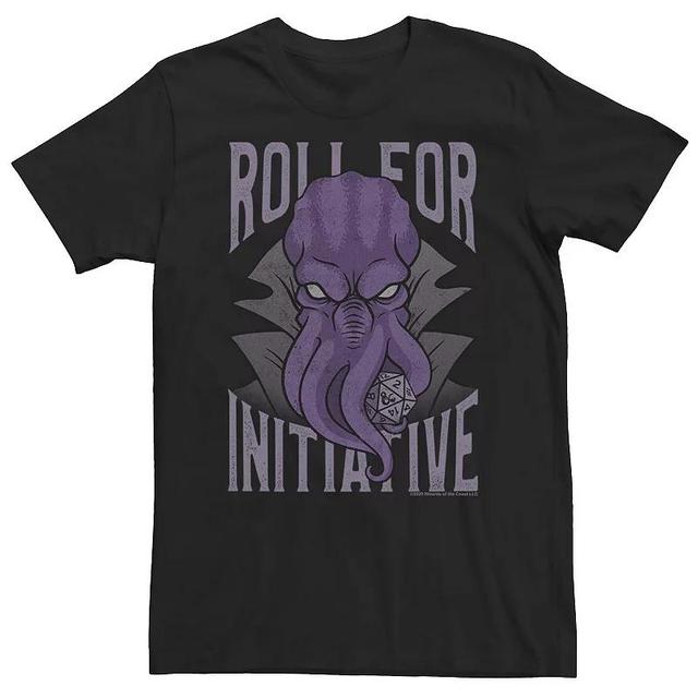 Big & Tall Dungeons & Dragons Illithid Roll For Initiative Tee, Mens Product Image