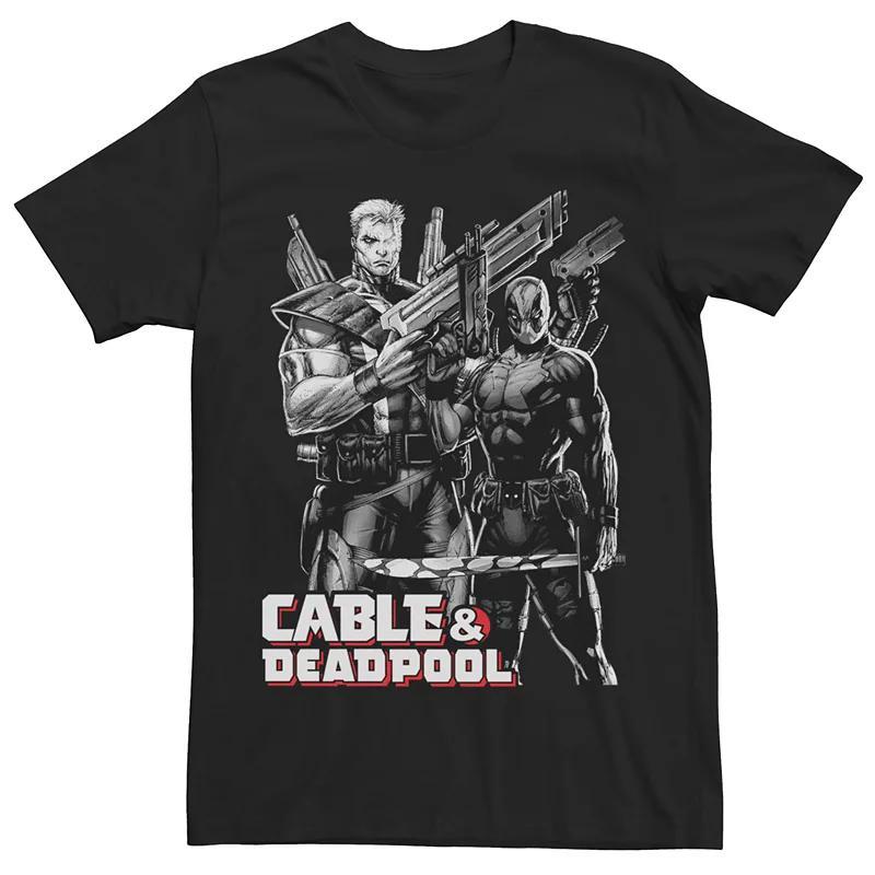 Mens Marvel Cable & Deadpool Graphic Tee Product Image