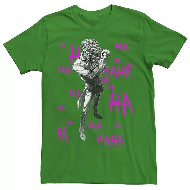 Mens DC Comics Batman Joker HAHAHA Graphic Tee Product Image