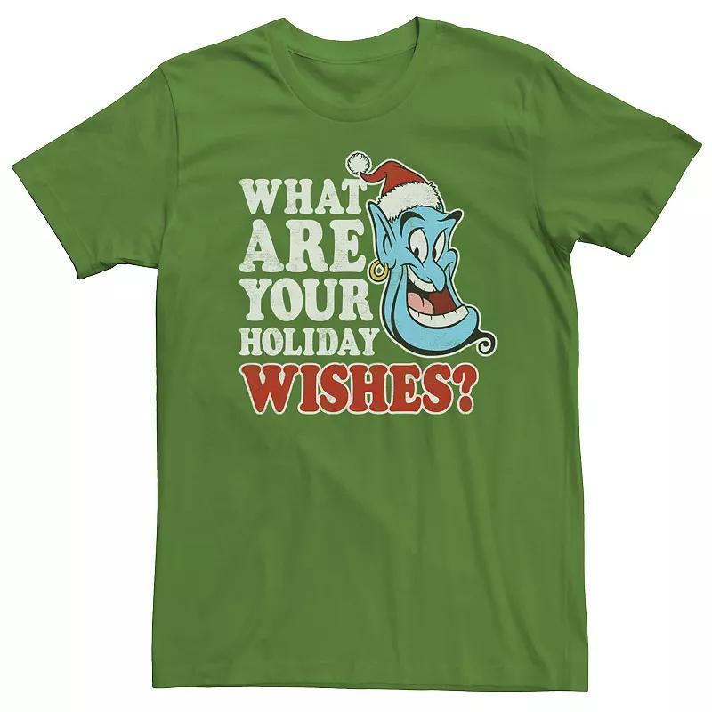 Mens Disney Aladdin Genie What Are Your Holiday Wishes? Tee Product Image