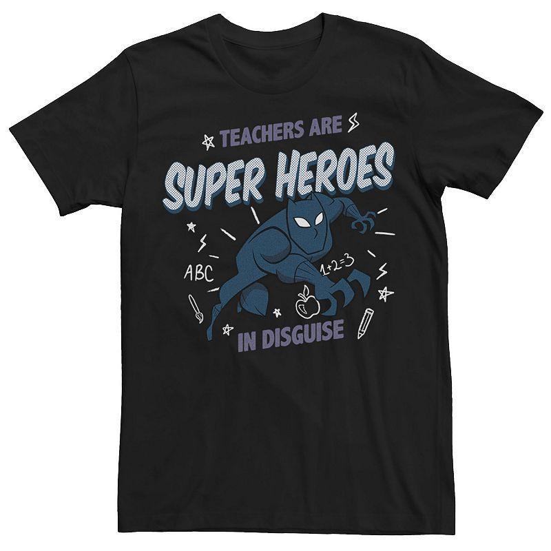 Mens Marvel Panther Teachers Are Super Heroes Tee Product Image