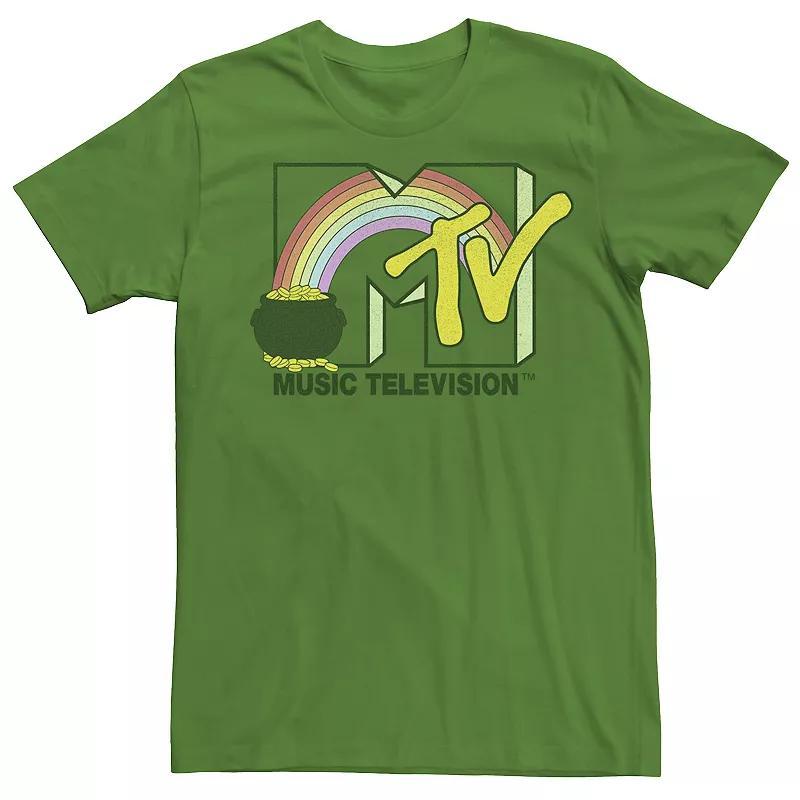 Mens MTV Music Television St. Patricks Day Pot Of Gold Logo Tee Product Image