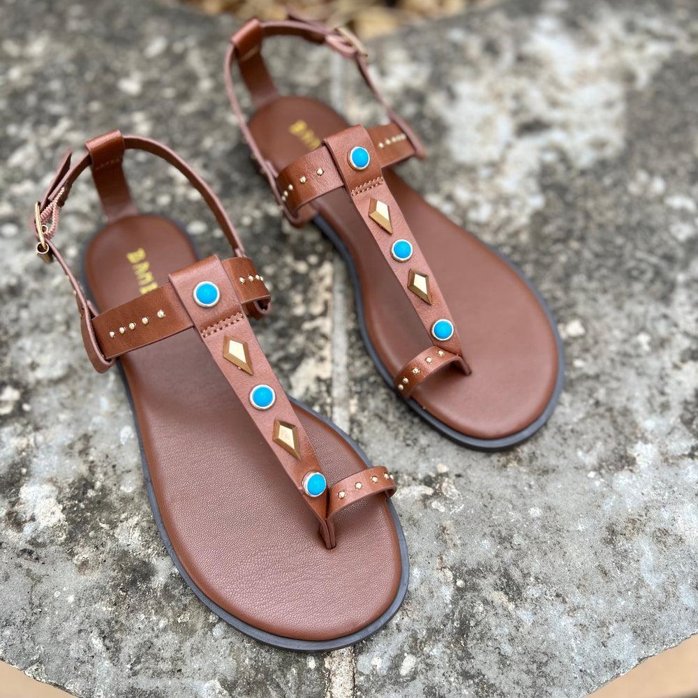 Turquoise Pocahontas Sandals* Product Image