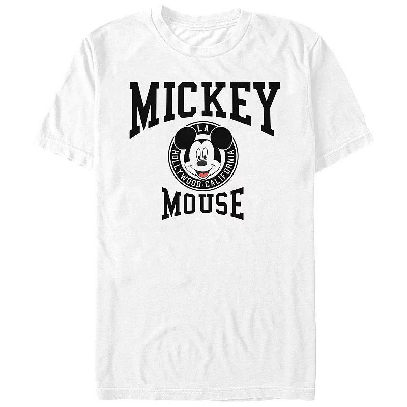 Disneys Mickey Mouse LA Hollywood California Big & Tall Graphic Tee, Mens Product Image