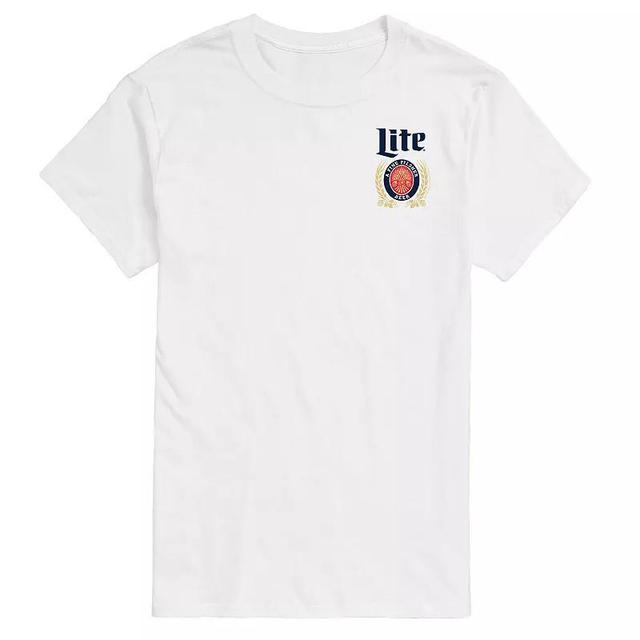 Big & Tall Miller Lite Crest Logo Graphic Tee, Mens Product Image