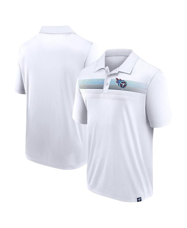 Fanatics Mens White Tennessee Titans Big Tall Sublimated Polo Product Image