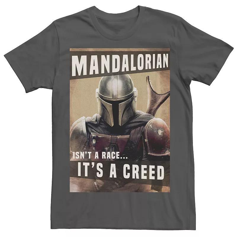 Mens Star Wars The Mandalorian Armorer Line Art Tee Grey Product Image