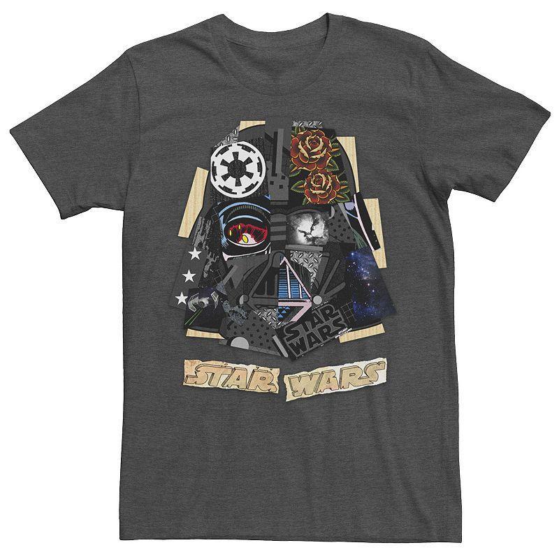 Mens Star Wars Darth Vader Collage Poster Tee Product Image