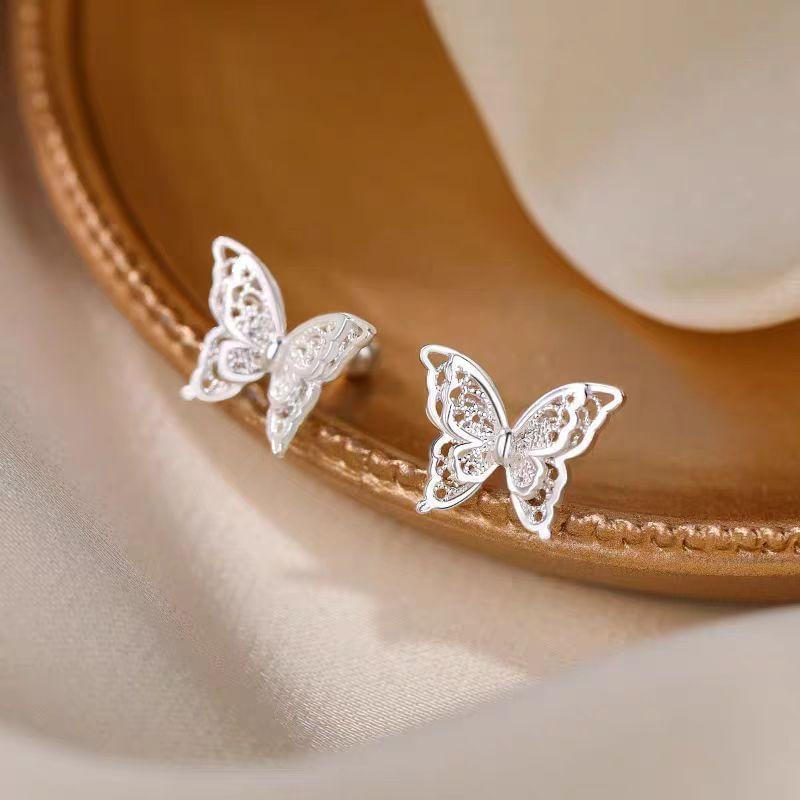 Butterfly Alloy Stud Earring Product Image