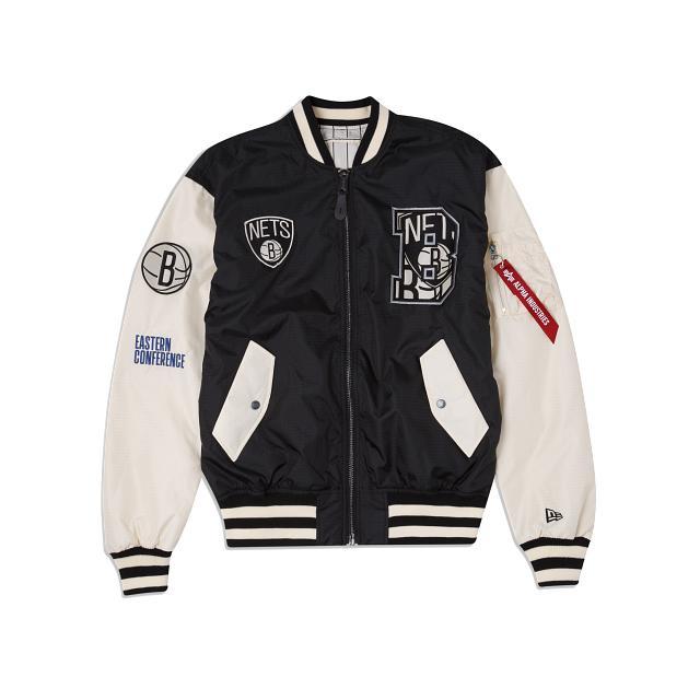 Alpha Industries X Brooklyn Nets MA-1 Bomber Jacket Male Product Image