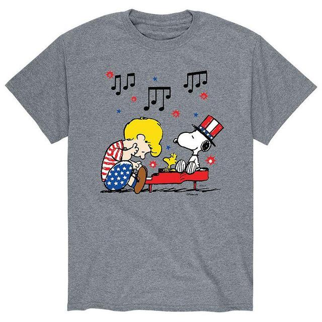 Mens Peanuts Music Tee Product Image