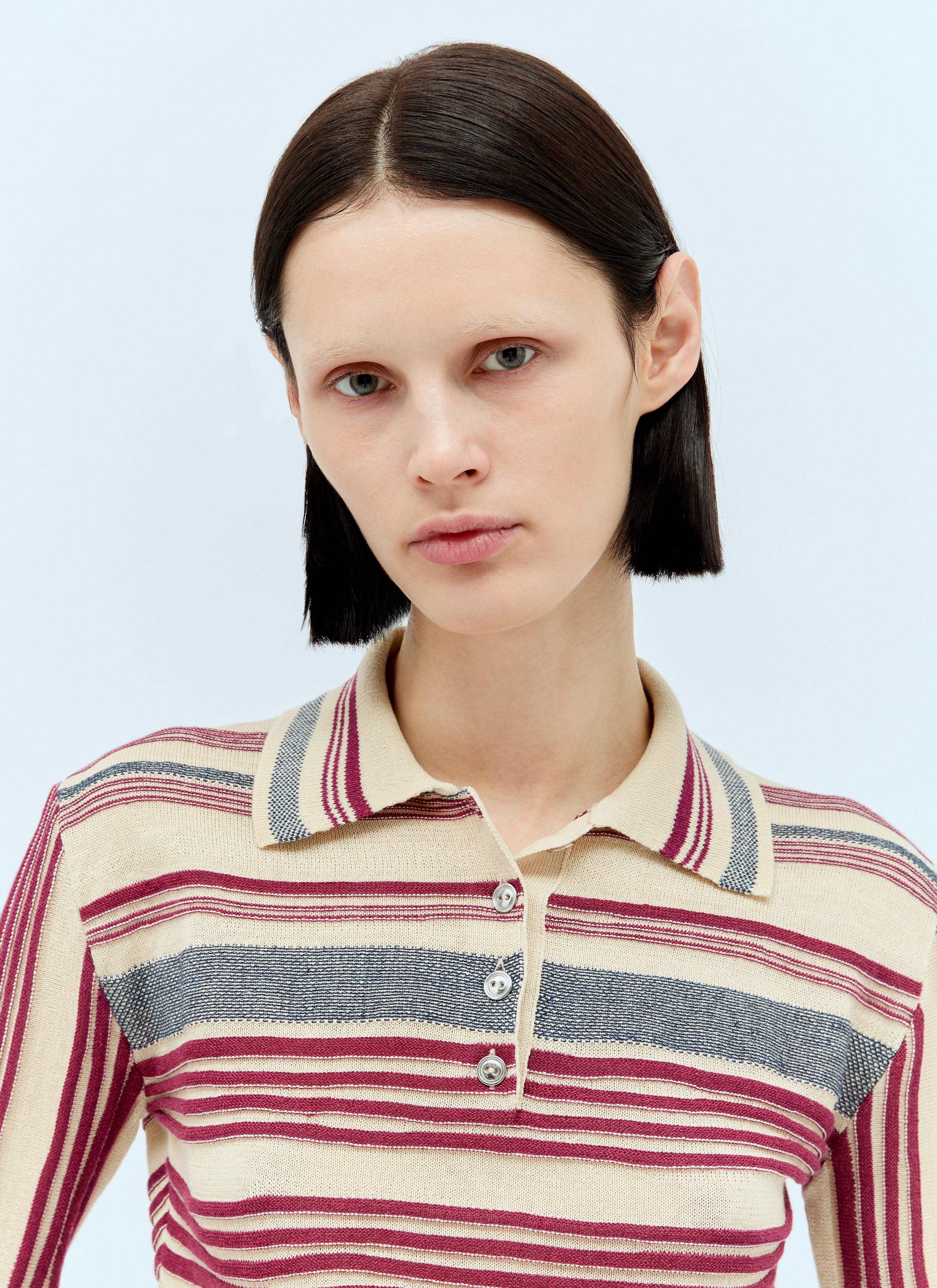 Striped Knit Sweater In Multicolour Product Image