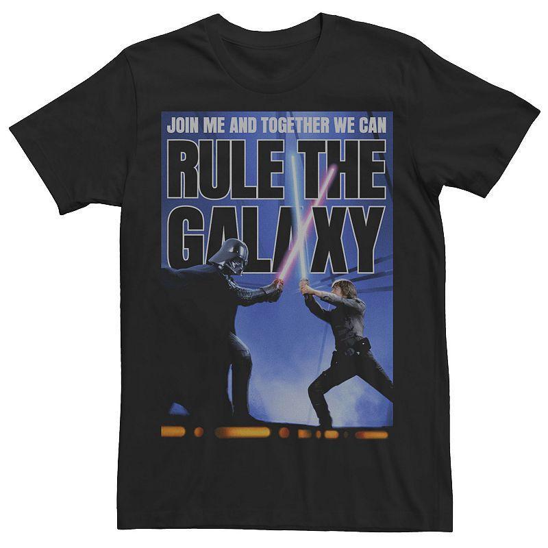 Mens Star Wars Darth Vader & Skywalker Rule Together Dual Tee Product Image