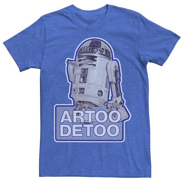 Mens Star Wars Artoo Detoo R2-D2 Sound It Out Tee Royal Grey Product Image