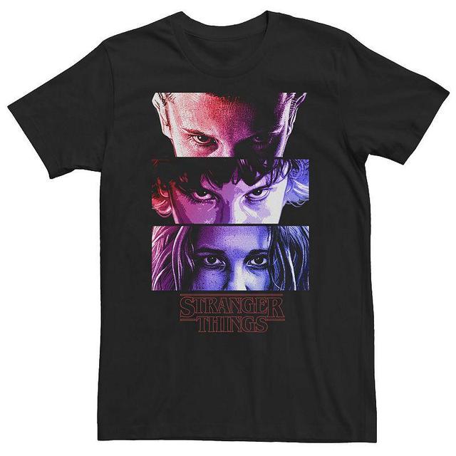 Big & Tall Stranger Things Eleven Stare Down Through The Seasons Tee, Mens Product Image