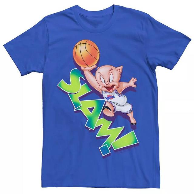 Mens Space Jam Porky The Pig Slam Tee Product Image