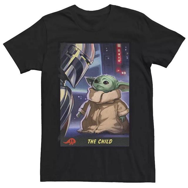 Mens Star Wars The Mandalorian The Child Trading Card Tee Product Image