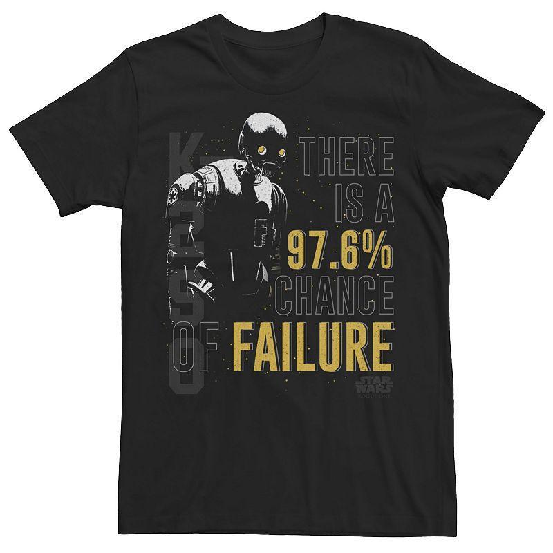 Mens Star Wars K-2SO Chance Of Failure Poster Tee Product Image