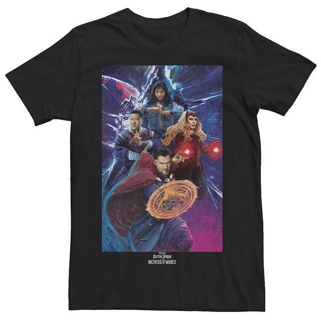 Mens Likeness Doctor Strange Movie 2 Doctor Strange Group Shot Short Sleeve T-shirt Product Image