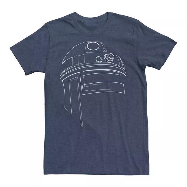 Mens Star Wars Simple R2-D2 Outline Graphic Tee Product Image