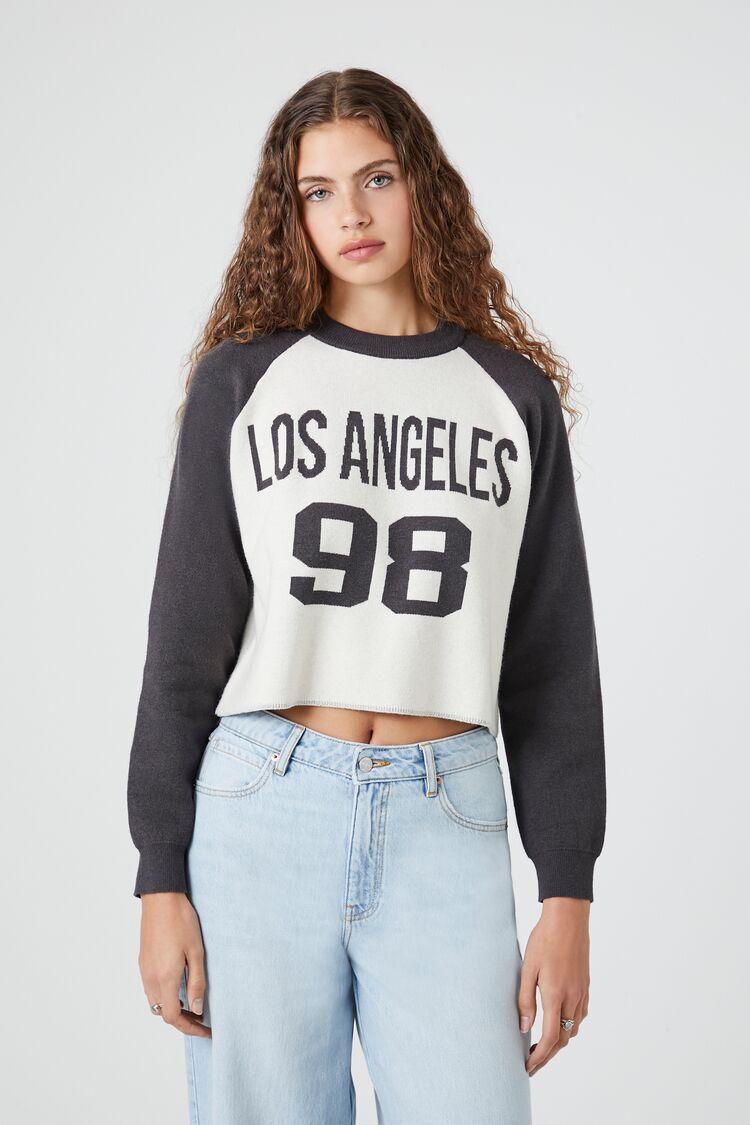 Los Angeles 98 Raglan Sweater | Forever 21 Product Image