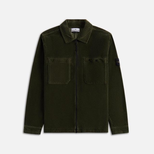 Stone Island Corduroy Overshirt - Musk Male Product Image