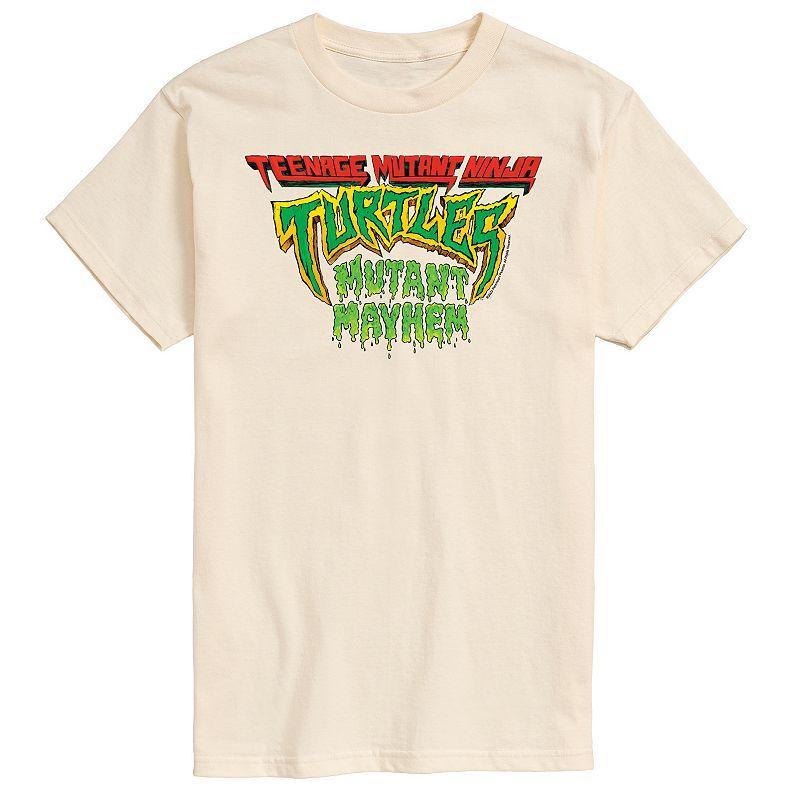 Big & Tall Nickelodeon TMNT Mutant Mayhem Logo Graphic Tee, Mens Black Product Image