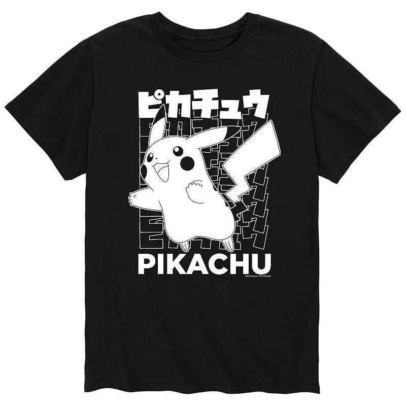 Mens Pokemon Pikachu Kanji Tee Product Image