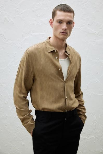 Regular Fit Textured Shirt Product Image