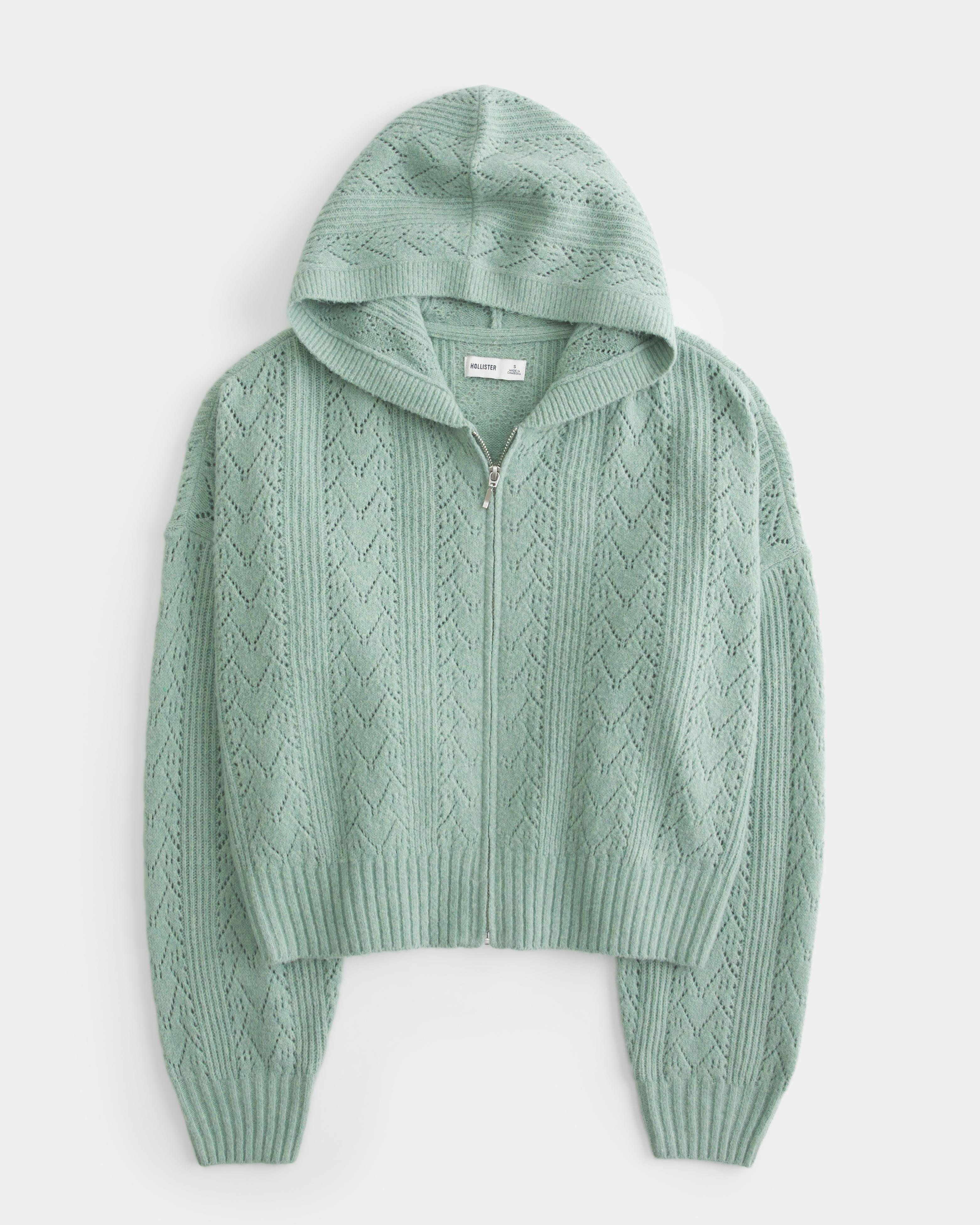 Hollister Comfy Cloud Easy Zip-Up Sweater Hoodie Product Image