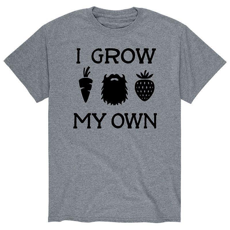 Mens I Grow My Own Tee Athletic Grey Product Image