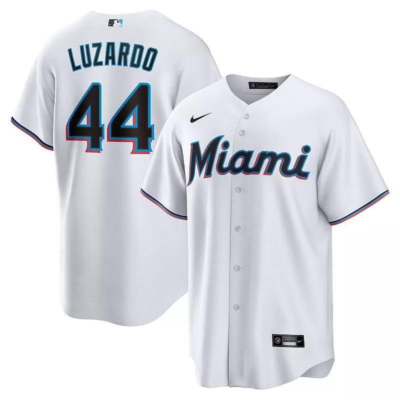 Mens Nike Jess Luzardo Miami Marlins Home Replica Player Jersey Product Image