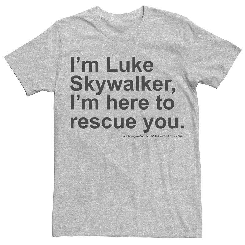 Mens Star Wars Graphic Tee Athletic Grey Product Image