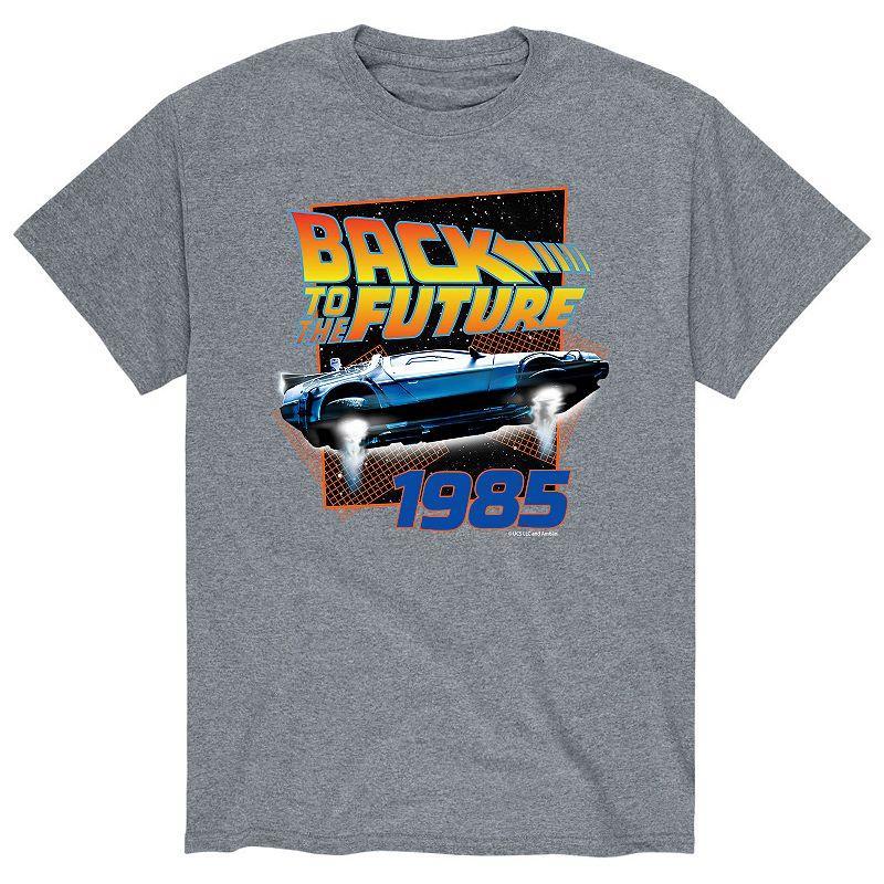 Big & Tall Back to the Future 1985 Flying Delorean Graphic Tee, Mens Product Image