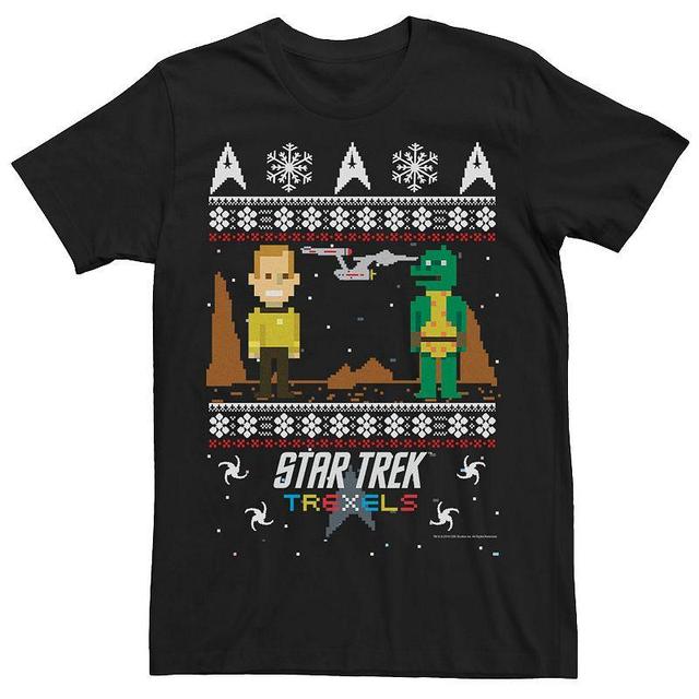 Mens Star Trek Trexels Ugly Christmas Sweater Tee Product Image