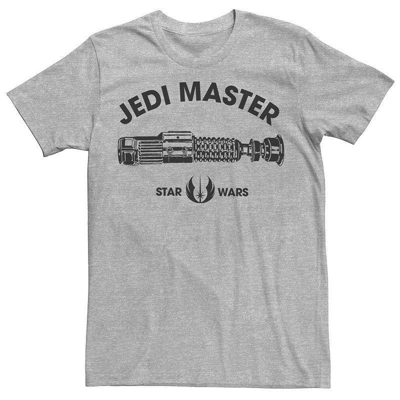 Mens Star Wars Jedi Master Tee Athletic Grey Product Image