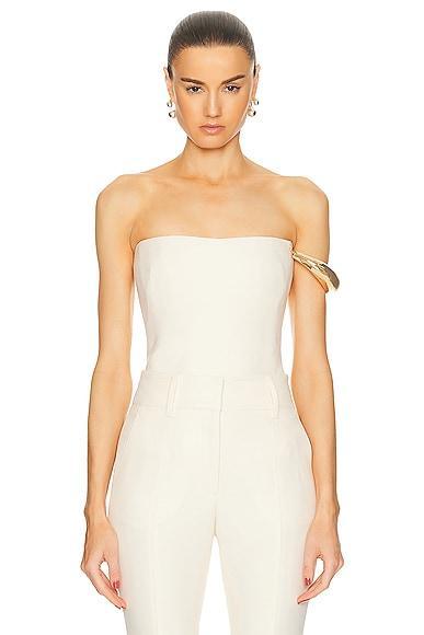 Gabriela Hearst Laurel Top in Cream Product Image