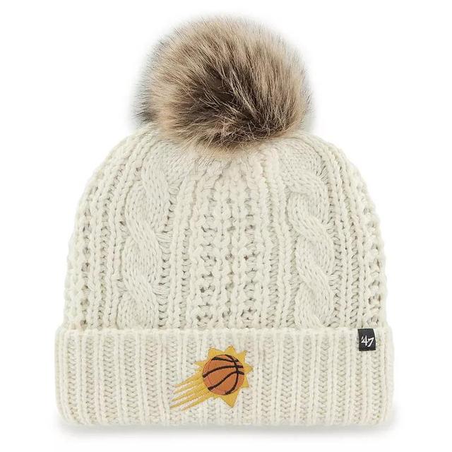 Womens 47 Cream Phoenix Suns Meeko Cuffed Knit Hat with Pom Product Image