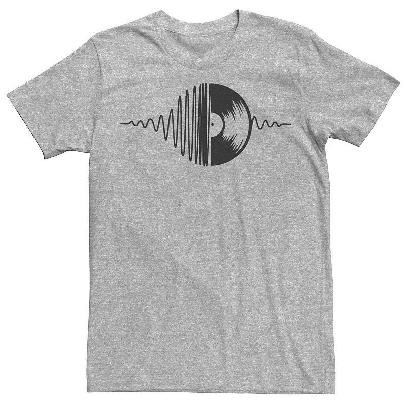 Mens Music Vinyl Record Soundwave Graphic Tee Product Image