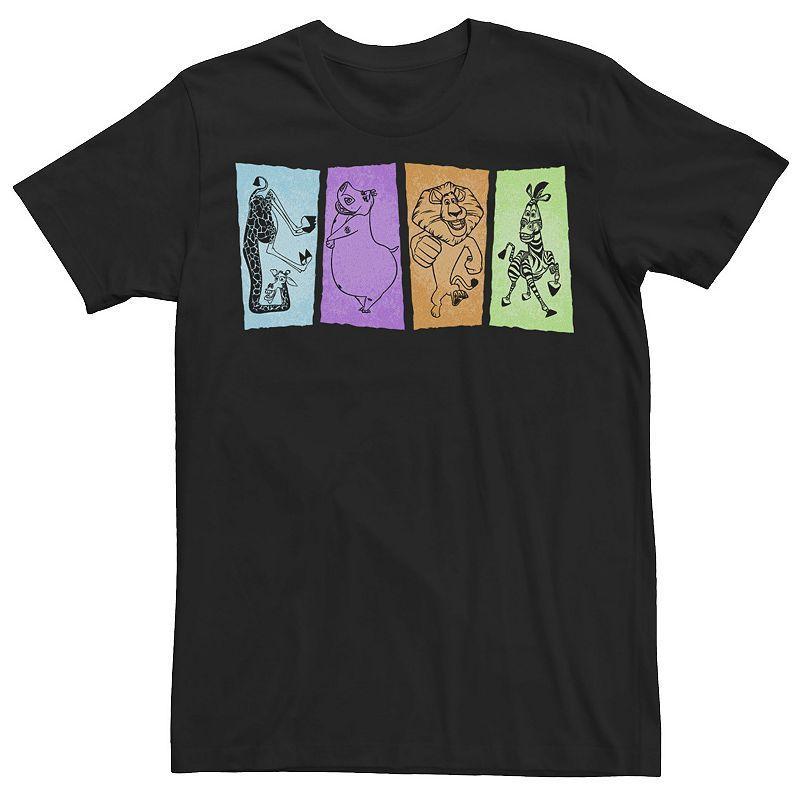 Mens Madagascar Group Shot Tee Black Product Image