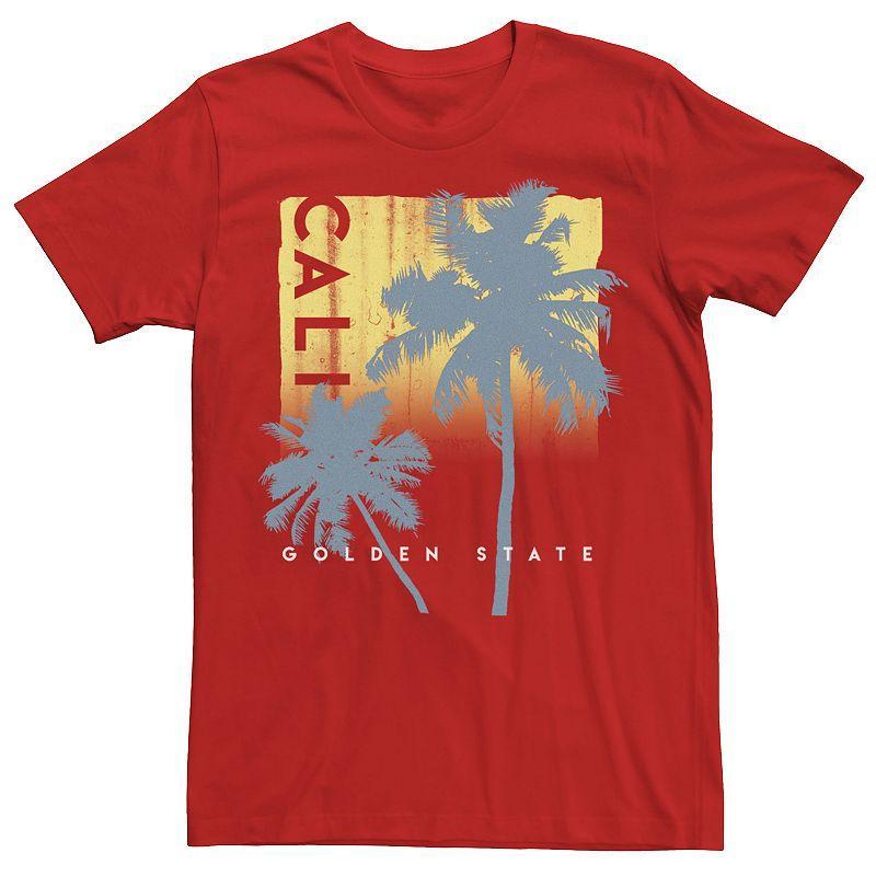 Mens California Golden State Palms Poster Graphic Tee Product Image