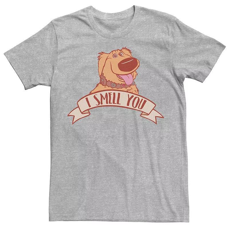 Disney / Pixars Up Dug Mens I Smell You Portrait Tee Athletic Grey Product Image