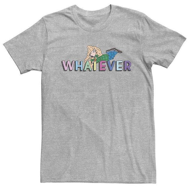 Mens Wild Thornberries Debbie Whatever Colorful Text Short Sleeve Tee Athletic Grey Product Image