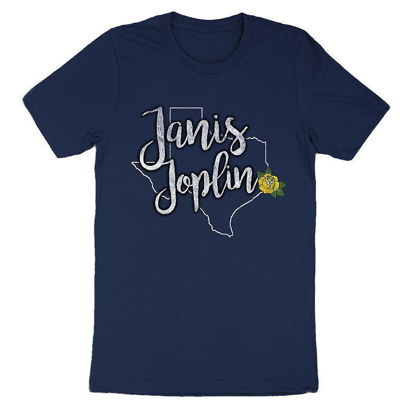 Mens Janis Joplin Yellow Rose Tee Product Image