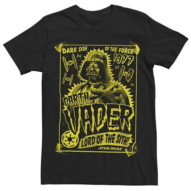 Mens Star Wars Darth Vader Retro Poster Style Tee Product Image