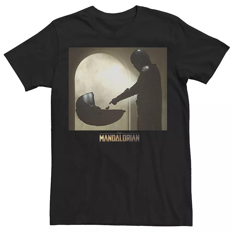 Mens Star Wars The Mandalorian The Child aka Baby Yoda Scene Logo Tee Product Image